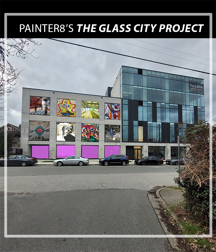 PAINTER8's THE GLASS CITY PROJECT in East Vancouver, upcoming in Nov 2025